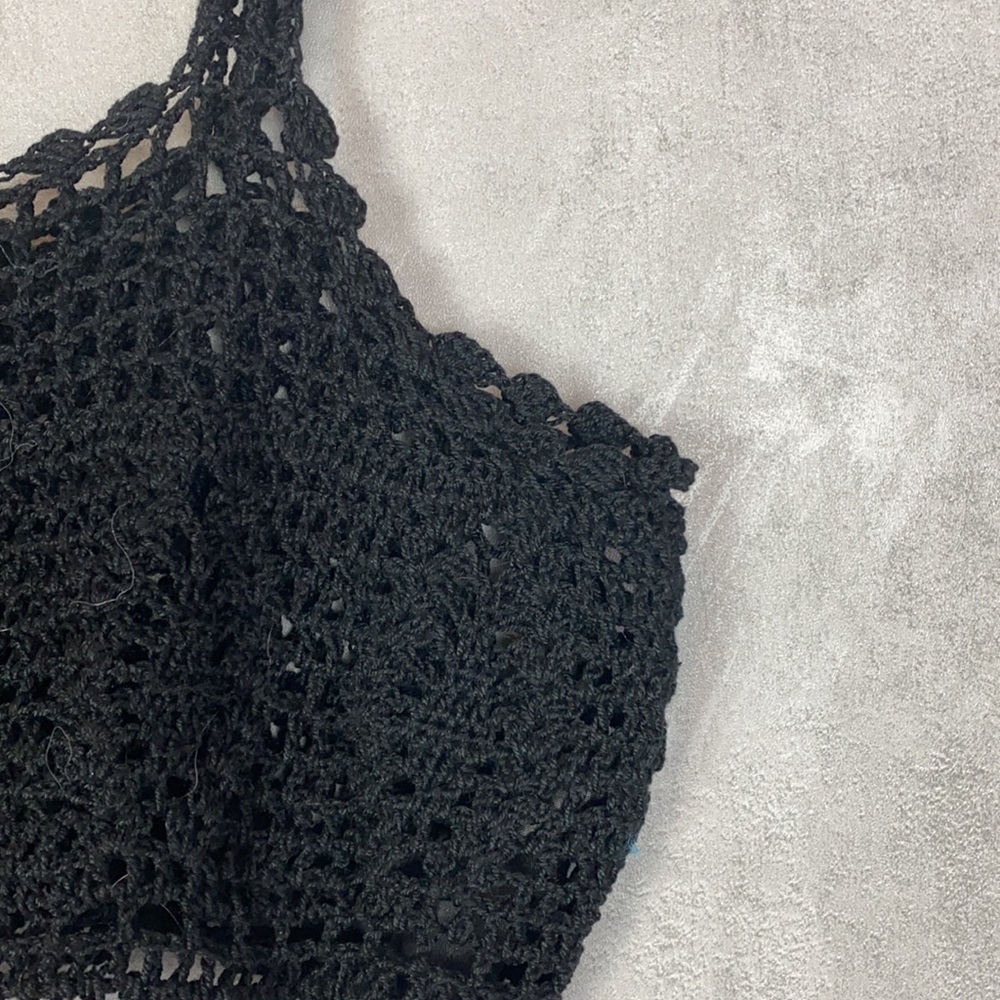 Topshop crochet black bralette - Picture 3 of 5